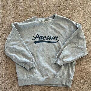 PacSun Gray Crewneck Sweatshirt
